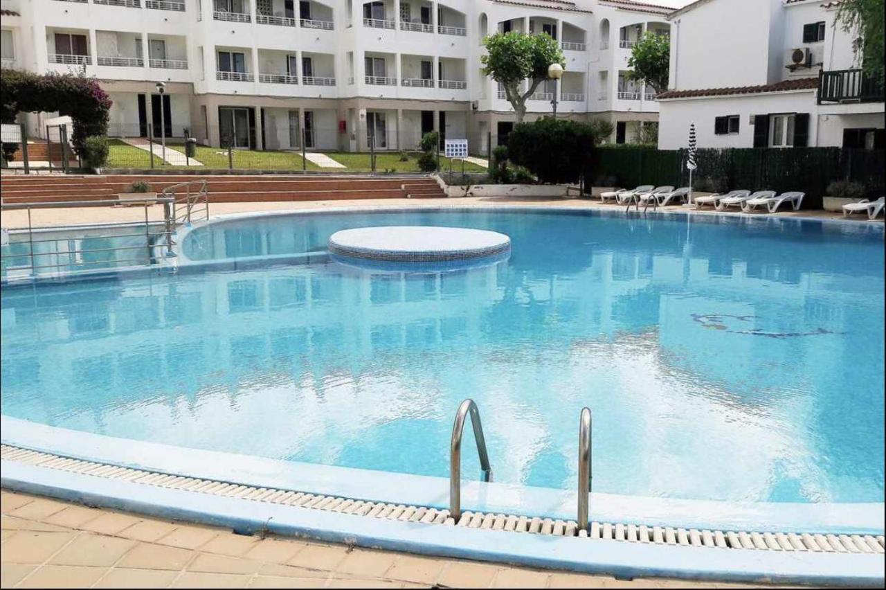 Apartamento Bajo Con Piscina Macarella Cala'N Blanes  Exterior foto